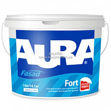Фарба AURA Fasad Fort атмосферостійка дисперсійна, 10 л