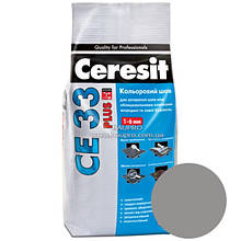 Затирка CERESIT CE 33 Plus 114 (сіра), 5 кг