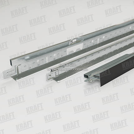 Профіль стельовий KRAFT FORTIS поперечний 24*600 мм Ral 9003, фото 2