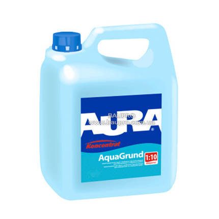 Ґрунт-концентрат AURA Koncentrat AquaGrund вологозахисний (1:10), 3 л, фото 2