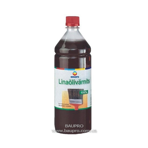 Оліфа ESKARO Linaolivarnits лляна для просочення та ґрунтування, 1 л