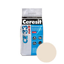 Затирка CERESIT CE 33 Plus 121 (світлий беж), 2 кг