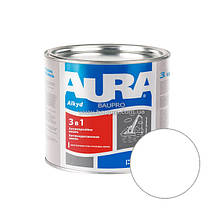 Грунт-емаль AURA 3 в 1 алкідна (біла), 0,8 кг