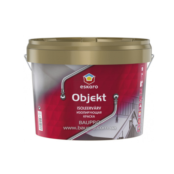 Фарба ESKARO Objekt ізолювальна акрилатна (глубокоматова), 2,7 л