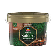 Лак ESKARO Kabinet 20 акрилатних (півматовий), 2,4 л
