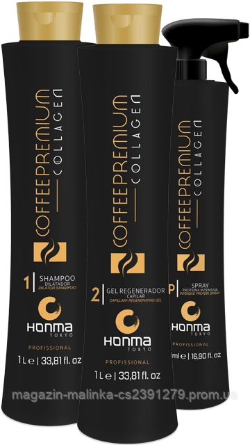 Набір Honma Tokyo Coffee Premium Collagen колаген 2 по 1000 мл + 500 мл