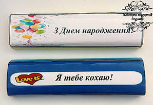 Подарунковий шоколад 40 грам . Шоколадна бонгоньярка ( шоколадна бонбон'єрка)