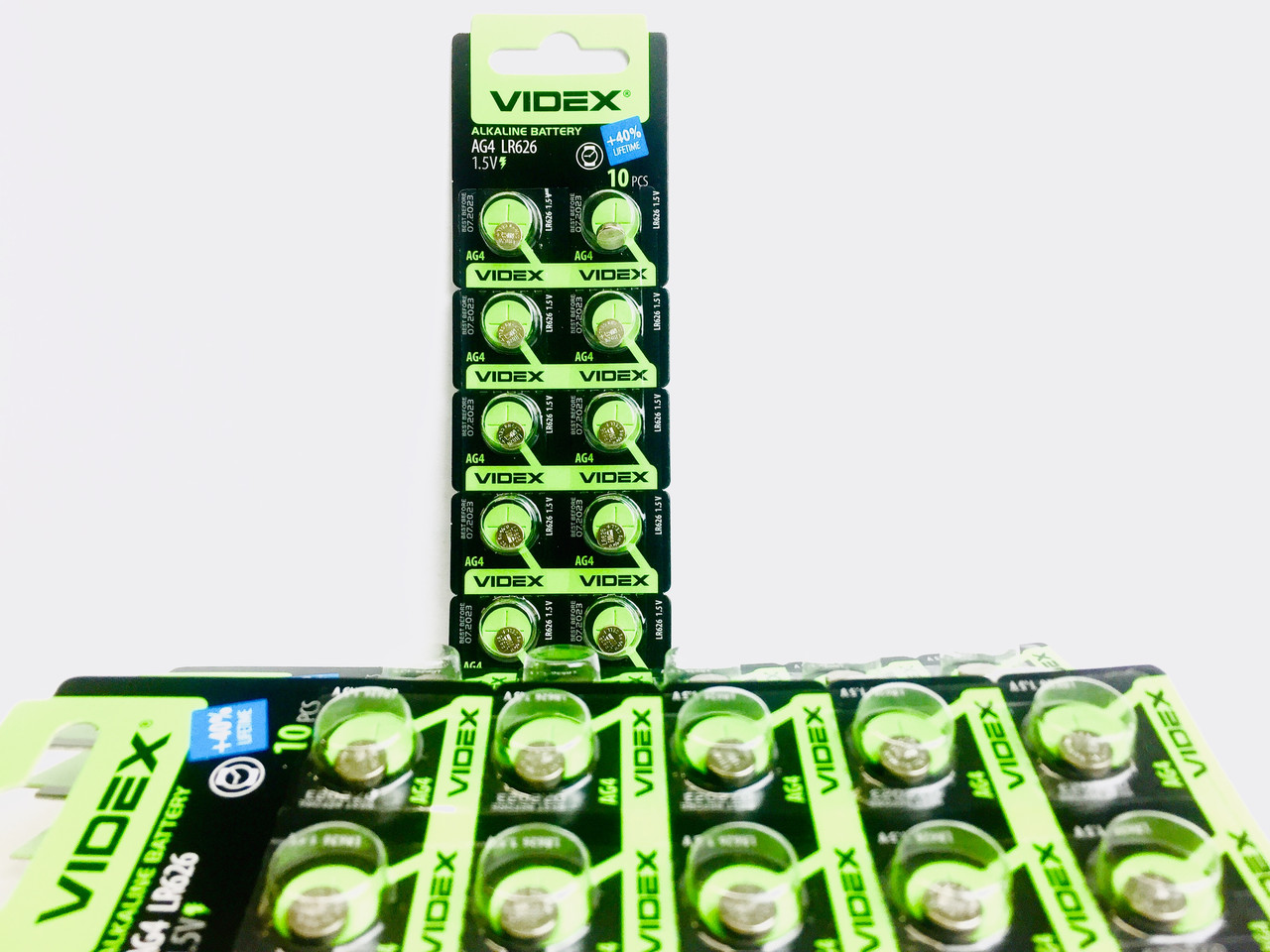 Батарейки для годинників Videx AG 4 (LR626) BLISTER CARD 10pcs