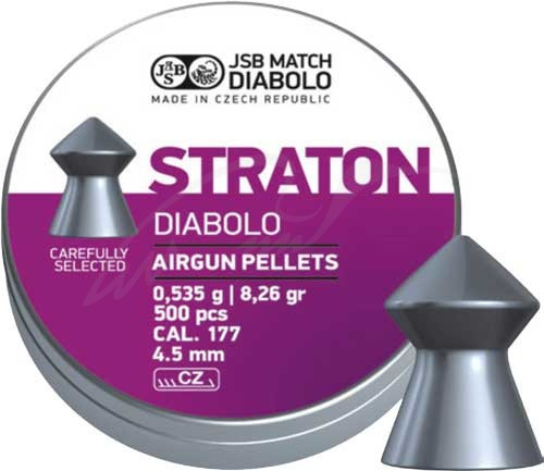 Кулі для пневматики JSB Diabolo Straton 4,5 мм 0,535 гр (500 шт / уп)