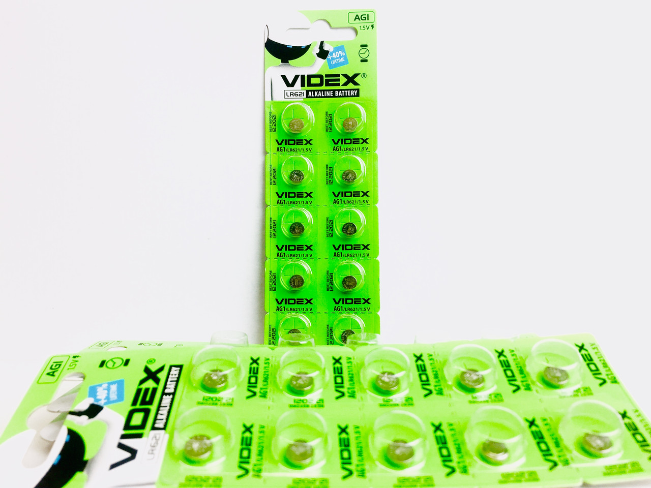 Батар годинника Videx AG 1 (LR621) BLISTER CARD 10pcs, фото 1