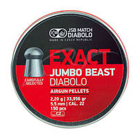 Кулі для пневматики JSB Exact Jumbo Beast 5,52 мм 2,2 г 150 шт / уп