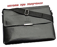 Мужская чоловіча деловая кожаная сумка портфель формат А4 A4 подарок