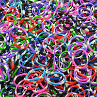 Гумки Loom Bands у смужку, паковання 200 шт. 