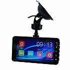 Автореєстратор DVR H528 4" Full HD з виносною камерою заднього огляду відеореєстратор великий екран 4", фото 4