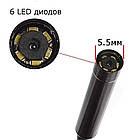 Ендоскоп ALVIVA-масаскоп 5,5 мм довжина 2 м Інспекційна камера Роздільна здатність 960х720 жорсткий кабель, фото 7