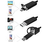 Ендоскоп ALVIVA-масаскоп 5,5 мм довжина 2 м Інспекційна камера Роздільна здатність 960х720 жорсткий кабель, фото 5