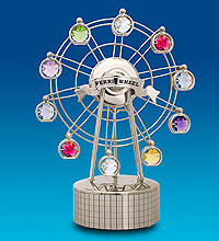 Музична фігурка Колесо огляду з кристалами Сваровскі, фото 1