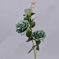 Потрійна смарагдова троянда 75 см.