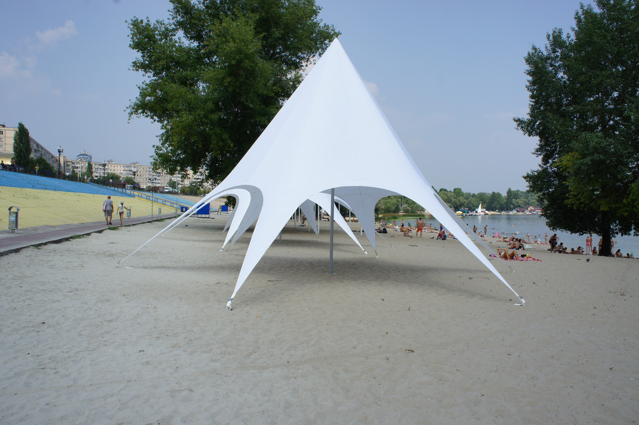 Тент шатер Звезда 10,4 метра - фото 1 - id-p94115393
