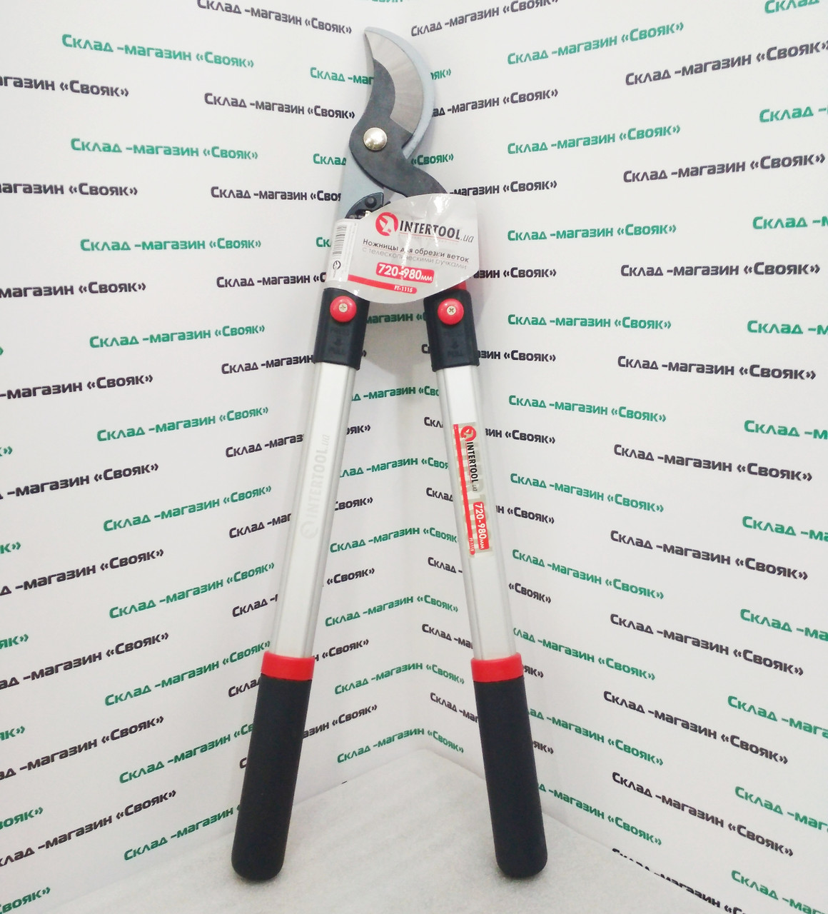 Садові ножиці "Intertool FT-1115" (телескопічні ручки).