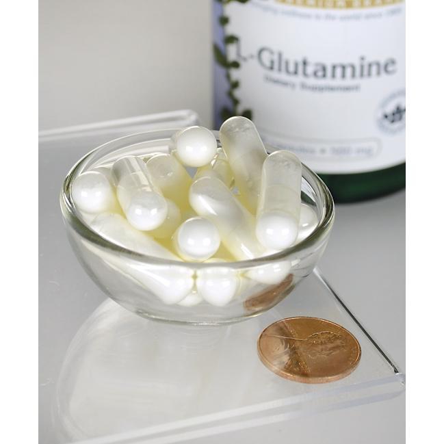 Глютамин аминокислота, L-Glutamine, Swanson, 500 мг, 100 капсул - фото 6 - id-p517954015
