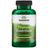 Комплекс вітамінів для щитовидної залози, Thyroid Essentials, Swanson, 90 капсул