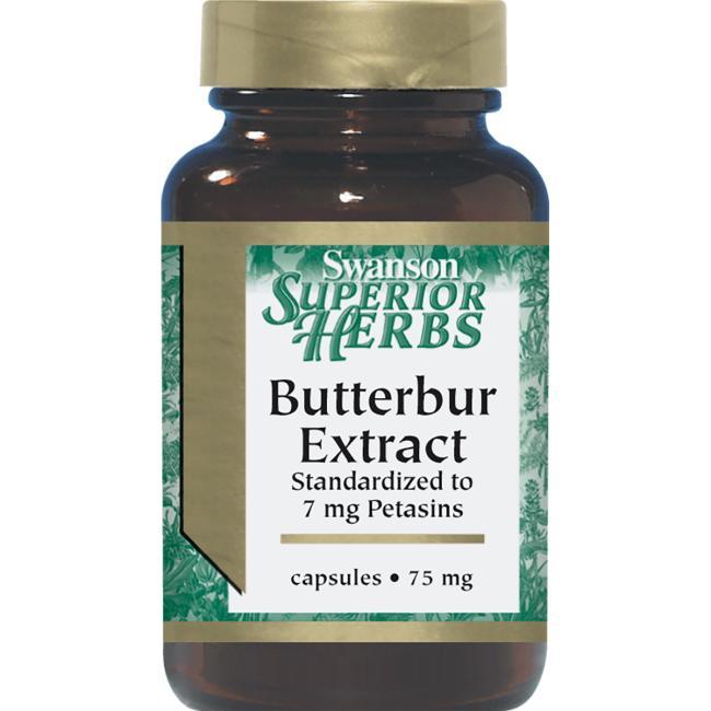 Экстракт баттербера, Белокопытник гибридный, Butterbur Extract, Swanson, 75 мг, 60 капсул - фото 5 - id-p123758183