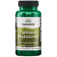 Куркума, 500 мг 60 капсул, Turmeric Phytosome, Swanson