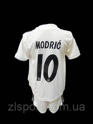 Дитяча футбольна форма Modric (FC Real Madrid) біла, фото 1