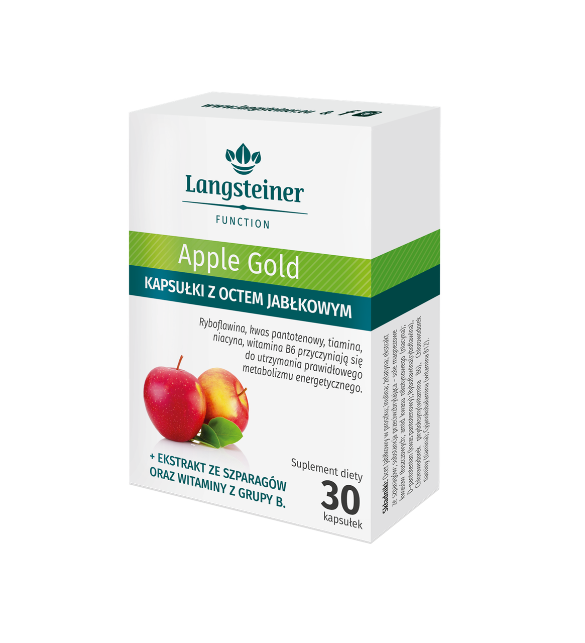 Диетическая добавка для похудения Langsteiner Apple Gold 30 капсул (2943003)