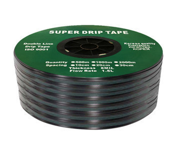 Крапельна стрічка щілинна Super Drip Tape 20см (бухта 2000 м) Корея