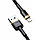 Кабель Baseus Cafule Cable USB Lightning 1м, Gold+Black (CALKLF-BV1), фото 4