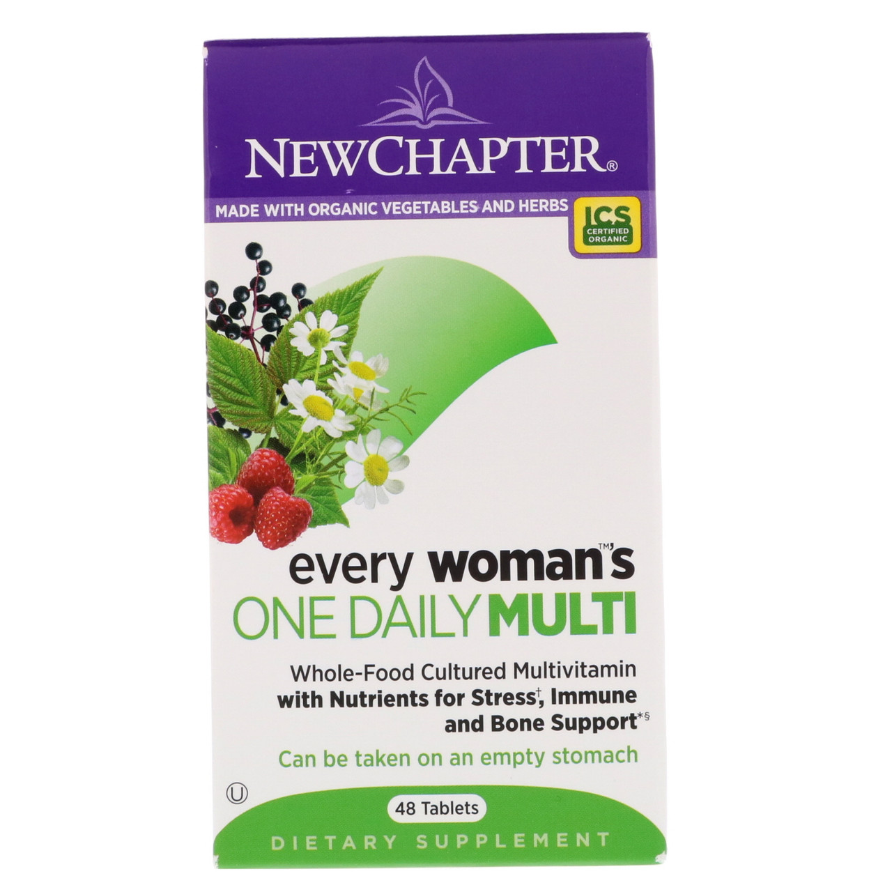 Вітаміни для жінок, New Chapter One Daily Multi, 48 таблеток