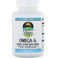 Омега-3, Source Naturals, 300 мг, 60 капсул