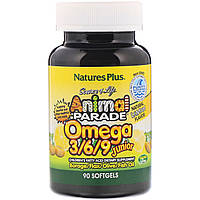 Омега 3-6-9 для детей, Nature's Plus, 90 капсул