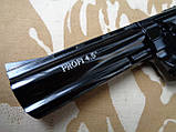 Револьвер флобера PROFI-4.5" (чорний/ дерево), фото 4