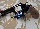 Револьвер флобера PROFI-4.5" (чорний/ дерево), фото 3