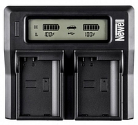 Зарядное устройство Newell LCD DC Dual для Sony NP-F, NP-FM (dual charger Sony NP-F) (NL0018)