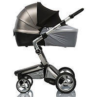 Сонцезахисний козирок (Кап) Must Have Shade 2 в 1 з білої москітною сіткою 1846