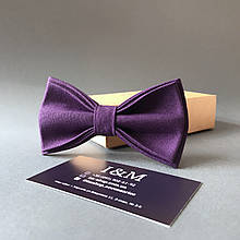 Краватка-метелик I&M Craft класичний фіолетовий (010331)