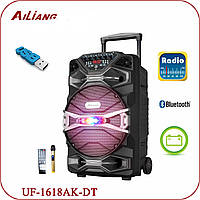 Аккумуляторная акустика AILIANG UF-1618AK-DT 300W