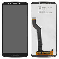 Дисплей для Motorola Moto E5 Plus XT1924, модуль в зборі (екран і сенсор), чорний