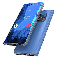 Дзеркальний чохол-книжка CLEAR VIEW з функцією підставки для Samsung Galaxy A9 Star Lite Синій