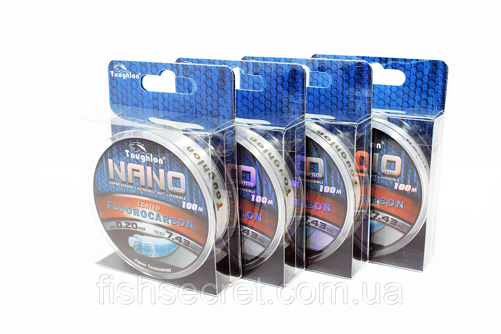 Волосінь рибальська NANO FLUOROCARBON 100 м, фото 1