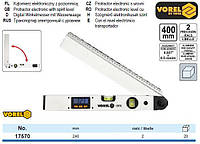 Угломер электронный Польша VOREL L=40 см дисплей 2 капсулы VR-17570