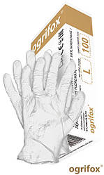 Вінілові рукавички робочі Ogrifox OX-VIN W