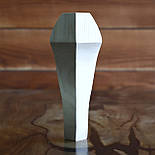 Меблеві ніжки і опори з дерева кабріоль з боковим кріпленням H.200, фото 5