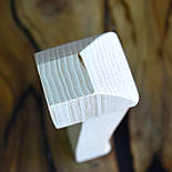 Меблеві ніжки і опори з дерева кабріоль з боковим кріпленням H.200, фото 8