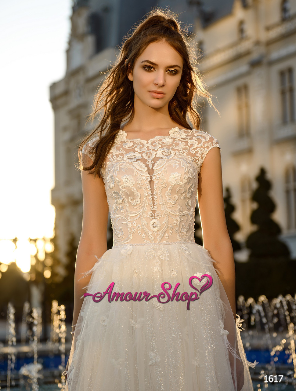 Легке літнє весільне плаття, фото 1