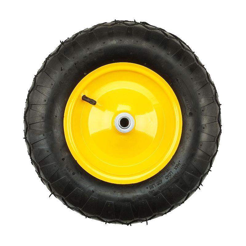 Колесо BudMonster пневмо 4.0х8", про/d=16мм, d=38см, втулка 130 мм (01-040), фото 1